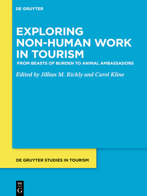 cover image of Exploring non-human work in tourism